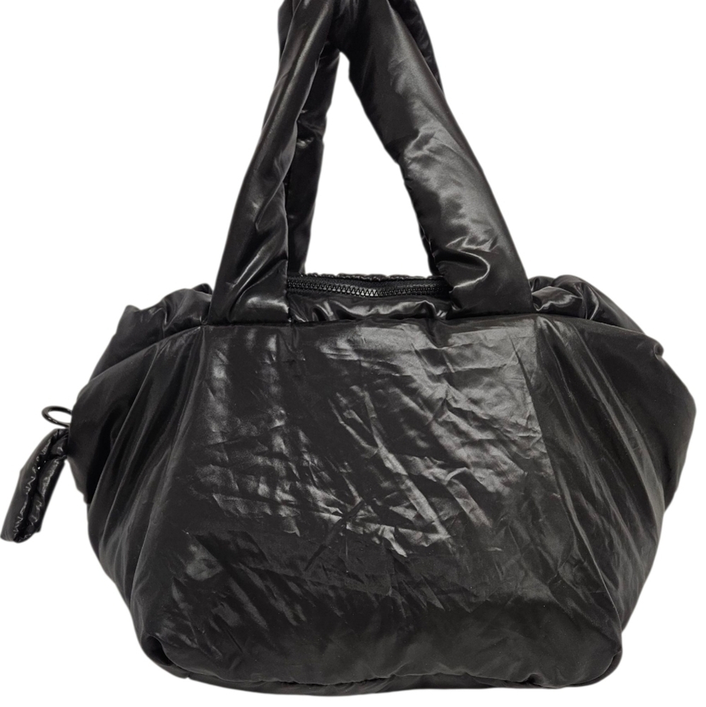 See By Chloe Joy Rider Puffy Nylon Tote Bag In Black - Picture 4 of 15